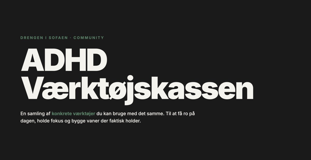 ADHD Værktøjskassen