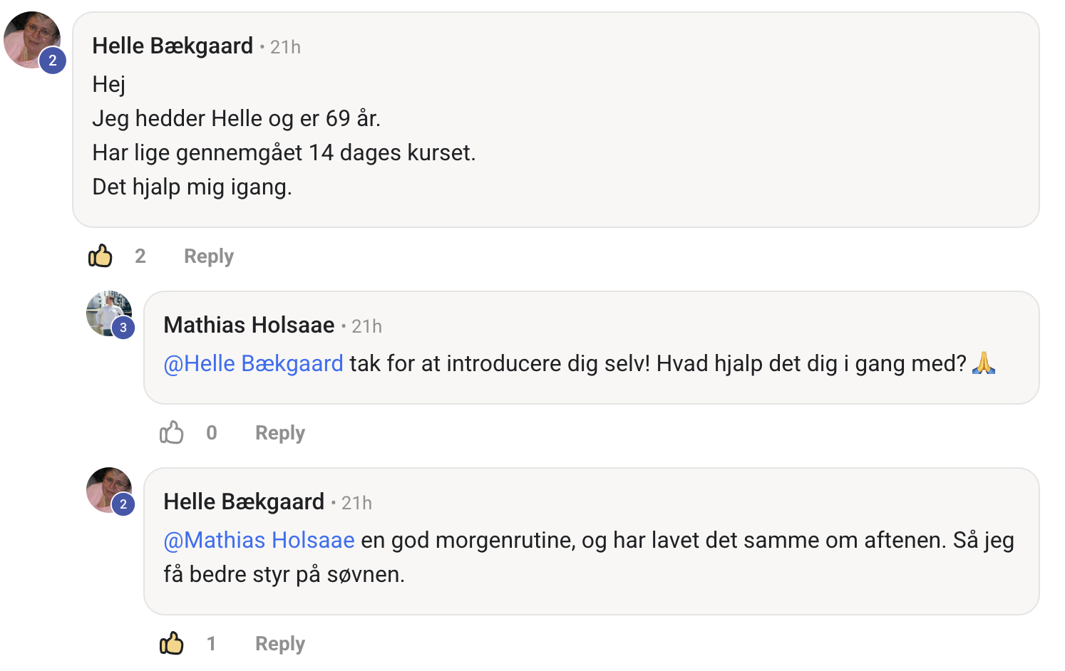 Helle Bækgaard, 69 år