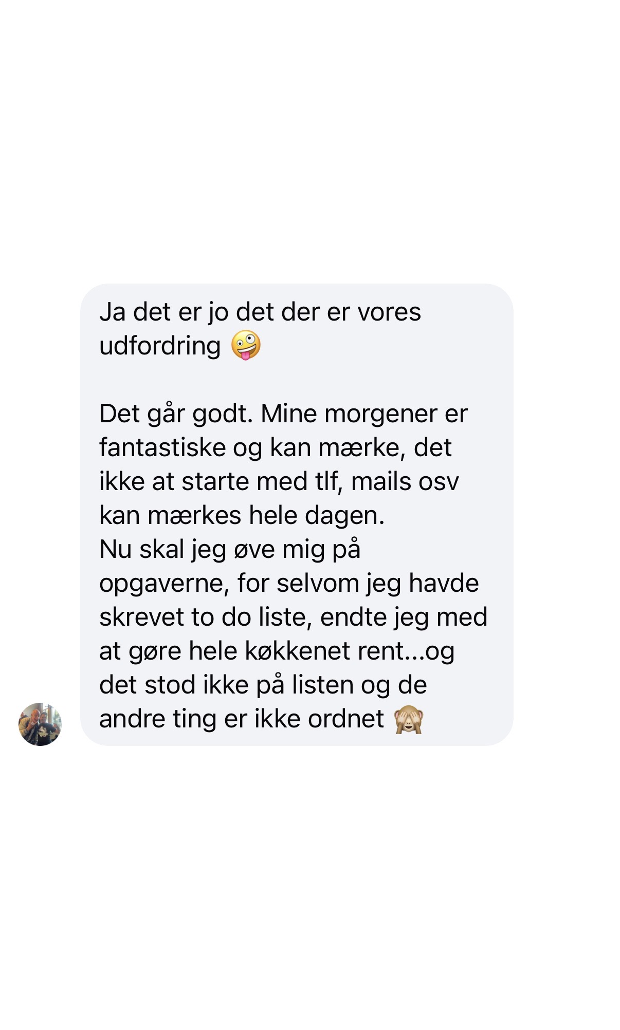 Mine morgener er fantastiske